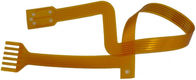 PI المادي Soldermask الأصفر FPC مرنة مطبوعة الدوائر الغمر سطح الذهب 50mmX10mm