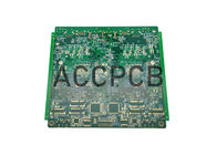 4 طبقات HDI PCB Board 1 + N + 1 هيكل أزرق اللحيم قناع هال خالية من الرصاص
